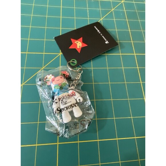 Tokidoki x Lesportsac Qee Bearbrick Figure Bag Charm Character Bear - Picture 1 of 4